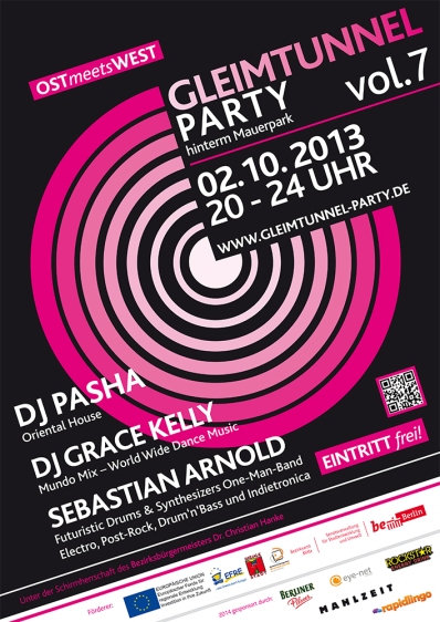 Gleimtunnel-Party 2013 Plakat